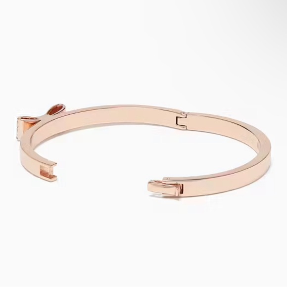 NWT Kate Spade ♠️ Ready Set Bow Pave Bow Bangle - Picture 7 of 7